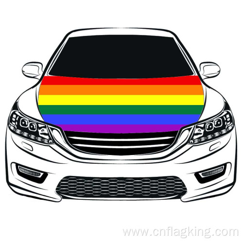 100*150cm The World Cup flag Rainbow Flag Car Hood flag High elastic fabric